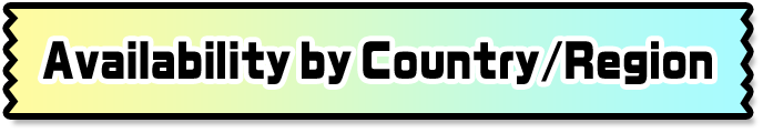 Availability by Country/Region