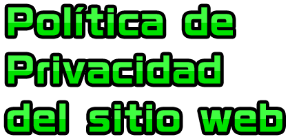 Política de privacidad del sitio web