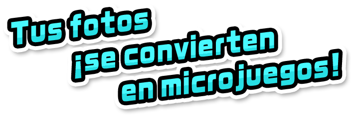Tus fotos ¡se convierten en microjuegos!