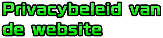 Privacybeleid van de website